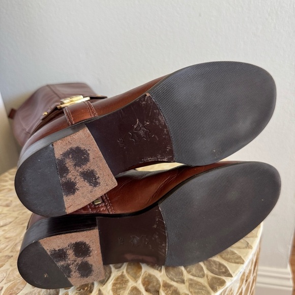 Tory Burch Alessandra Tall Leather Riding Boots size 5M - Picture 12 of 16